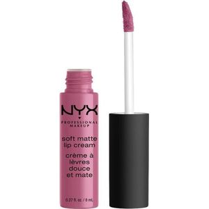NYX Professional Makeup Lippenstift, Soft Matte Lip Cream, romige en matte afwerking, sterk gepigmenteerd, langdurig, veganistische formule, kleur: Montreal