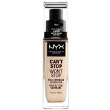 NYX Professional Makeup Facial make-up Foundation Can't Stop Won't Stop Foundation 01 Pale