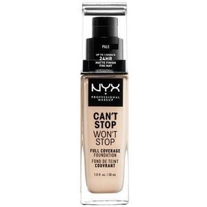 NYX Professional Makeup Facial make-up Foundation Can't Stop Won't Stop Foundation 01 Pale