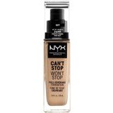 NYX Professional Makeup Facial make-up Foundation Can't Stop Won't Stop Foundation 14 Buff