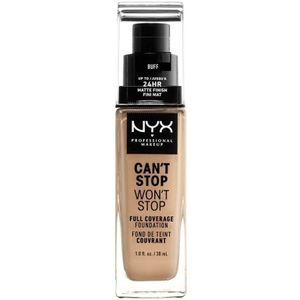 NYX Professional Makeup Can't Stop Won't Stop Full Coverage Foundation Buff 30 ml