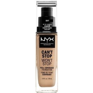 Nyx Professional Makeup Can't Stop Won't Stop Foundation - Buff - Volledig Dekkende Foundation - Licht