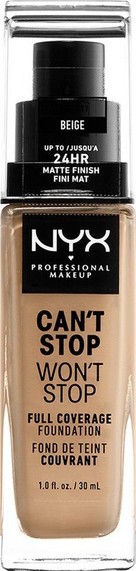 Nyx Professional Makeup Can't Stop Won't Stop Foundation - Beige - Volledig Dekkende Foundation - Beige
