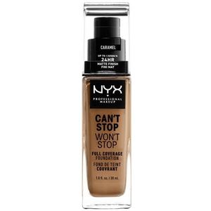 NYX Professional Makeup Can't Stop Won't Stop 24 Hour Foundation (Verschillende Tinten) - Caramel