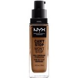 NYX Professional Makeup Facial make-up Foundation Can't Stop Won't Stop Foundation 30 Nutmeg