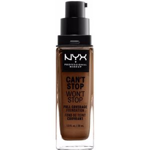 Nyx Professional Makeup Can't Stop Won't Stop Foundation - Cocoa - Volledig Dekkende Foundation - Donker