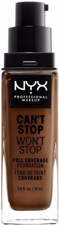 Nyx Professional Makeup Can't Stop Won't Stop Foundation - Cocoa - Volledig Dekkende Foundation - Donker