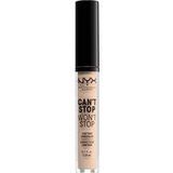 Nyx Professional Makeup Can't Stop Won't Stop Concealer - Alabaster - Concealer - Zeer Licht