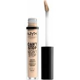 Nyx Professional Makeup Can't Stop Won't Stop Concealer Light Ivory Concealer Licht