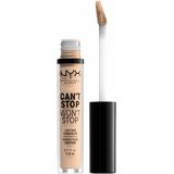 Nyx Professional Makeup Can't Stop Won't Stop Concealer - Vanilla - Concealer - Licht
