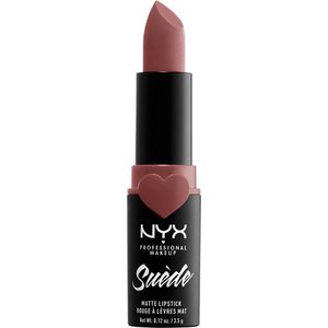 Nyx Professional Makeup Suede Matte Lipstick Brunch Me Mat Lippotlood Nude
