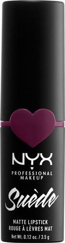 Nyx Professional Makeup Suede Matte Lipstick Girl,Bye Mat Lippotlood Paars