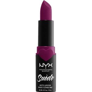 NYX Professional Makeup Sweet Tooth 11 Lipstick - Suede Matte Lipstick, superlichte en poederachtige lippenstift, intense matte afwerking, 3,5 g
