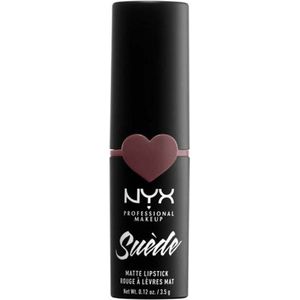 Nyx Professional Makeup Suede Matte Lipstick Lavender and Lace Mat Lippotlood Bruin