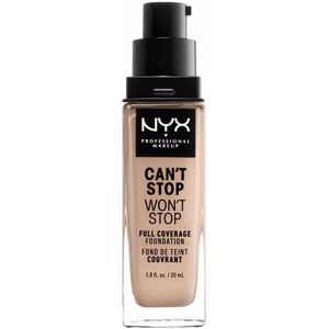 NYX Professional Makeup Can't Stop Won't Stop Full Coverage Foundation extreem dekkende foundation Tint 02 Alabaster 30 ml