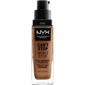 NYX Professional Makeup Can't Stop Won't Stop Full Coverage Foundation 30 ml Mahogany
