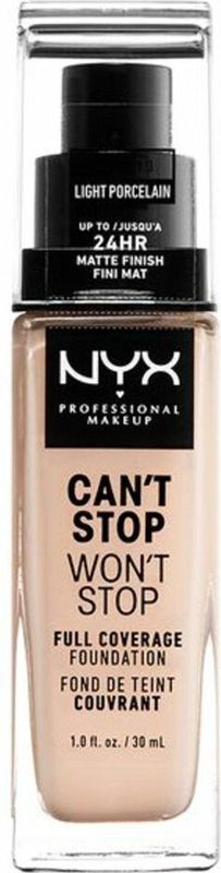 Nyx - Can't Stop Won't Stop Foundation - Volledig Dekkende - Zeer Licht