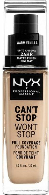Nyx Professional Makeup Can't Stop Won't Stop Foundation Warm Vanilla Volledig Dekkende Foundation Licht
