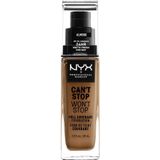 NYX Professional Makeup Can't Stop Won't Stop 24 Hour Foundation (Verschillende Tinten) - Almond