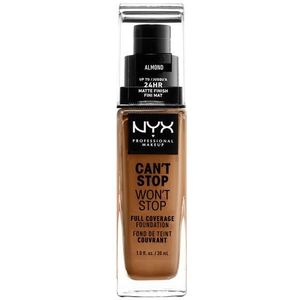 NYX Can't Stop Won't Stop Full Coverage Foundation Almond 30 ml