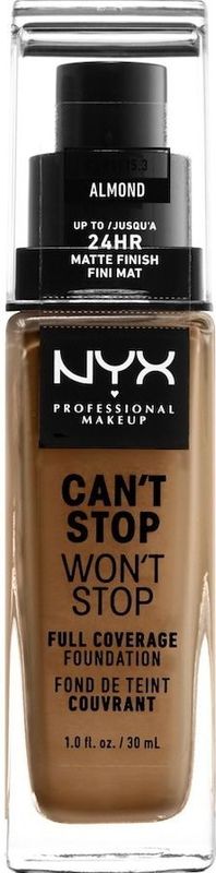 NYX Professional Makeup Wedding Can't Stop Won't Stop Full Coverage Foundation 30 ml Almond