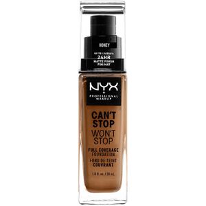 NYX Professional Makeup Can't Stop Won't Stop Full Coverage Foundation 30 ml Honey