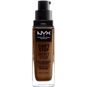 NYX Professional Makeup Can't Stop Won't Stop Full Coverage Foundation 30 ml Walnut