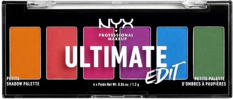 NYX Professional Makeup Ultimate Edit Shadow Palette - USP04 Brights - Oogschaduw - 13,3 gr
