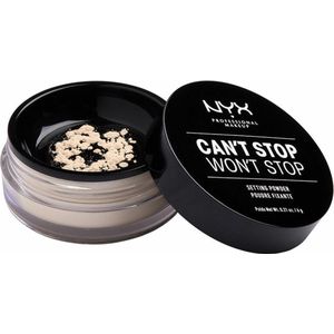 NYX Professional Makeup Can't Stop Won't Stop Setting Powder - Light - Powder - 6 gr