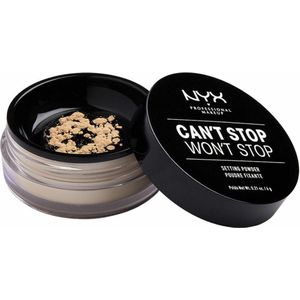 NYX Professional Makeup Can't Stop Won't Stop Setting Powder - Light - Medium CSWSSP02 - Powder - 6 gr