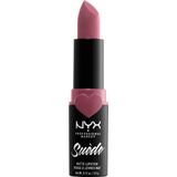 NYX - Suede Matte Lipstick - Soft Spoken - Vegan Formule