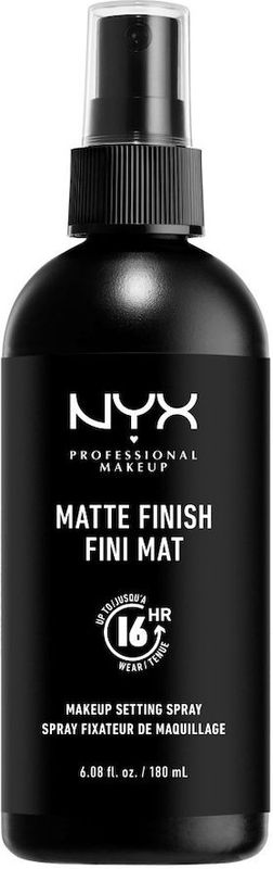 NYX Professional Makeup Setting Spray-mat, veganistisch, langdurige formule, make-up fixeerspray, matte afwerking, maxi formaat, 180 ml