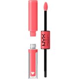 Nyx Professional Makeup Shine Loud High Shine Lip Color - Born To Hustle - Glanzende Vloeibare Lippenstift - Roos