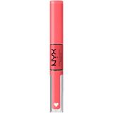 Nyx Professional Makeup Shine Loud High Shine Lip Color - Born To Hustle - Glanzende Vloeibare Lippenstift - Roos
