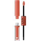 NYX Professional Makeup Lipgloss, Hochpigmentierte und langanhaltende Formel, Nicht abfärbend, Shine Loud, Goal Crusher