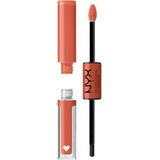 NYX Professional Makeup Lipgloss, Hochpigmentierte und langanhaltende Formel, Nicht abfärbend, Shine Loud, Goal Crusher