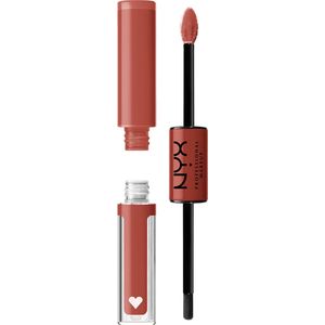 Nyx Professional Makeup Shine Loud High Shine Lip Color - Life Goals - Glanzende Vloeibare Lippenstift - Bruin