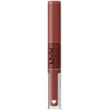Nyx Professional Makeup Shine Loud High Shine Lip Color - Boundary Pusher - Glanzende Vloeibare Lippenstift - Bruin