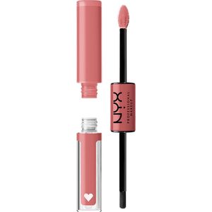 Nyx Professional Makeup Shine Loud High Shine Lip Color - Cash Flow - Glanzende Vloeibare Lippenstift - Roos