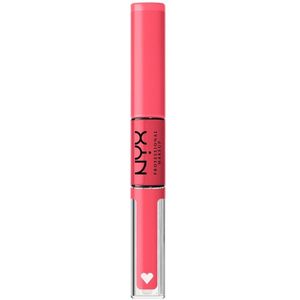 Nyx Professional Makeup Shine Loud High Shine Lip Color - Movin' Up - Glanzende Vloeibare Lippenstift - Roos