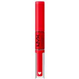 NYX Professional Makeup Shine Loud Lipgloss, sterk gepigmenteerd en langdurige formule, geeft niet af, 17 Rebel in Red