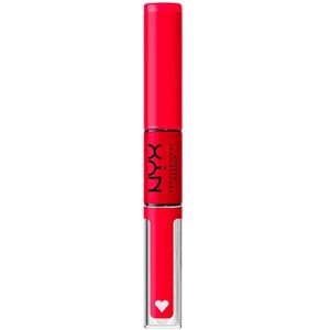 Nyx Professional Makeup Shine Loud High Shine Lip Color - On A Mission - Glanzende Vloeibare Lippenstift - Rode Roos