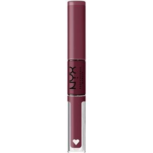 NYX Professional Makeup Lipgloss, intensief gepigmenteerd, langhoudende glans, zonder overdracht, Shine Loud, 19 Never Basic