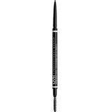 NYX Professional Makeup Micro Brow Pencil, Doppelseitig mit ausdrehbarem Augenbrauenstift und Bürstchen, Vegane Formel, Farbton: Cool Ash Brown