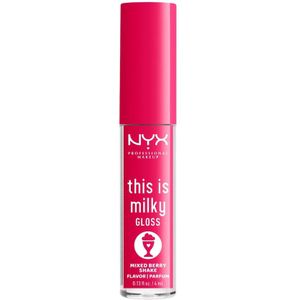 NYX Professional Makeup This Is Milky Gloss - Mixed Berry Shake - Lipgloss - 4 ml