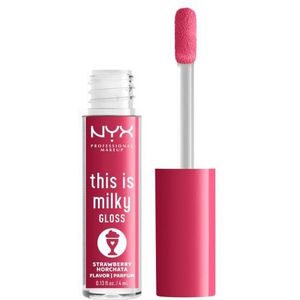 NYX Professional Makeup Make-up lippen Lipgloss This Is Milky Gloss Strawberry Horchata Shake