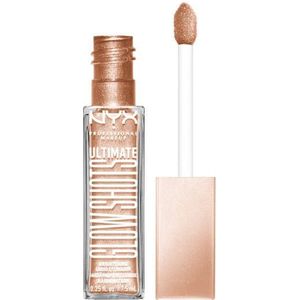 NYX Professional Makeup Vloeibare oogschaduw, lange houdbaarheid 12 uur, zonder resten en zonder vallen, met vitamine C, Ultimate Glow Shots, Highkey Lychee (05)