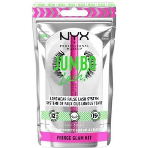 NYX PROFESSIONAL MAKEUP Jumbo Lash! Longewear False Lash System 01 Fringe Glam Kit