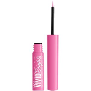 NYX Professional Makeup Oog make-up Eyeliner Vivid Bright Liquid Liner 008 Don't Pink Twice