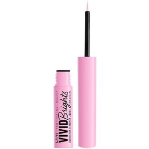 Nyx Professional Makeup - Vivid Brights Liquid Liner - Pink Liquid Eye Liner - Sneaky Pink